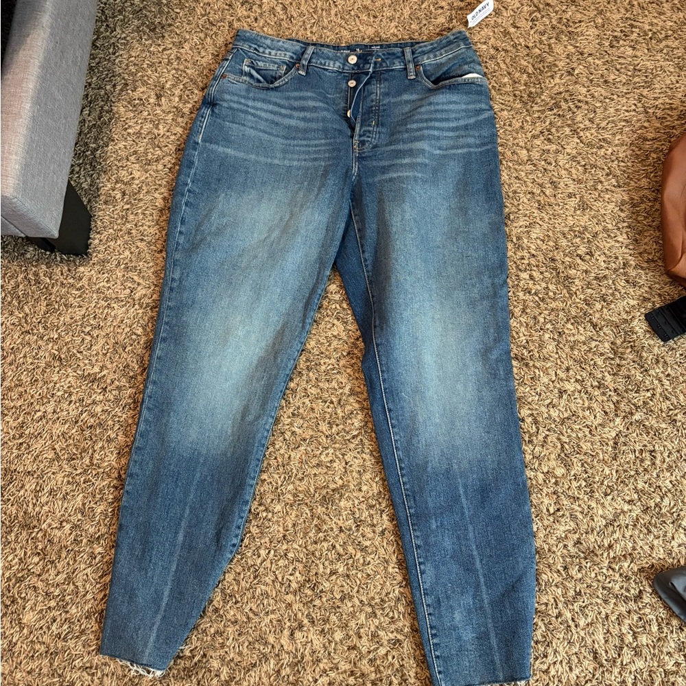Old Navy Women's Skinny Jeans in Dark Blue